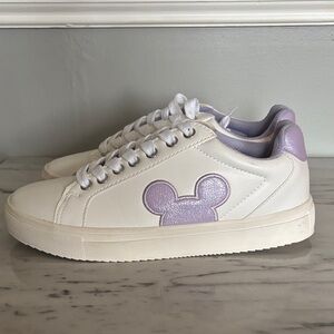 Women’s White and Purple Sneakers